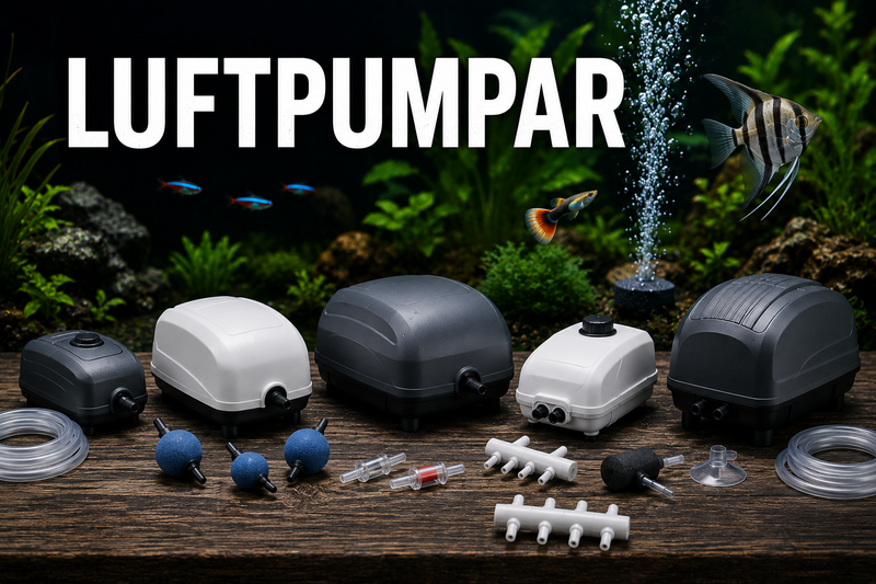 Luftpumpar för akvarium & tillbehör