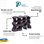 Plecoceramics Labyrinth Hideout – Keramisk akvariegrotta