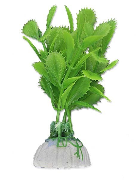 Akvarieväxt Konstgjord 10 cm – Naturtrogen Grön Akvariedekoration