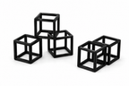 AQV Räkkub 20 mm – Svart – 5-pack | Gömställe för räkor