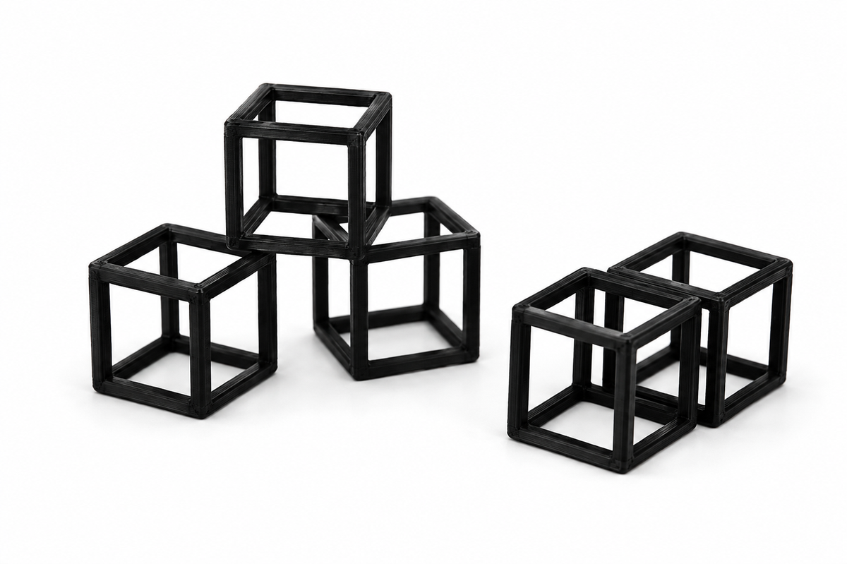 AQV Räkkub 20 mm – Svart – 5-pack | Gömställe för räkor