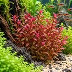 Alternanthera 'Minima' In Vitro – liten röd akvarieväxt