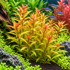 Ammannia pedicellata 'Gold' – gyllengul akvarieväxt
