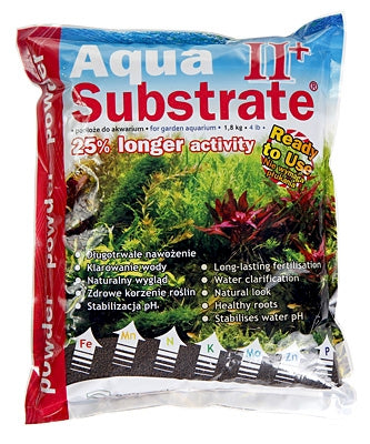 Aqua Substrate II+ Powder 1,8 kg – Aktiv soil svart för växtakvarium