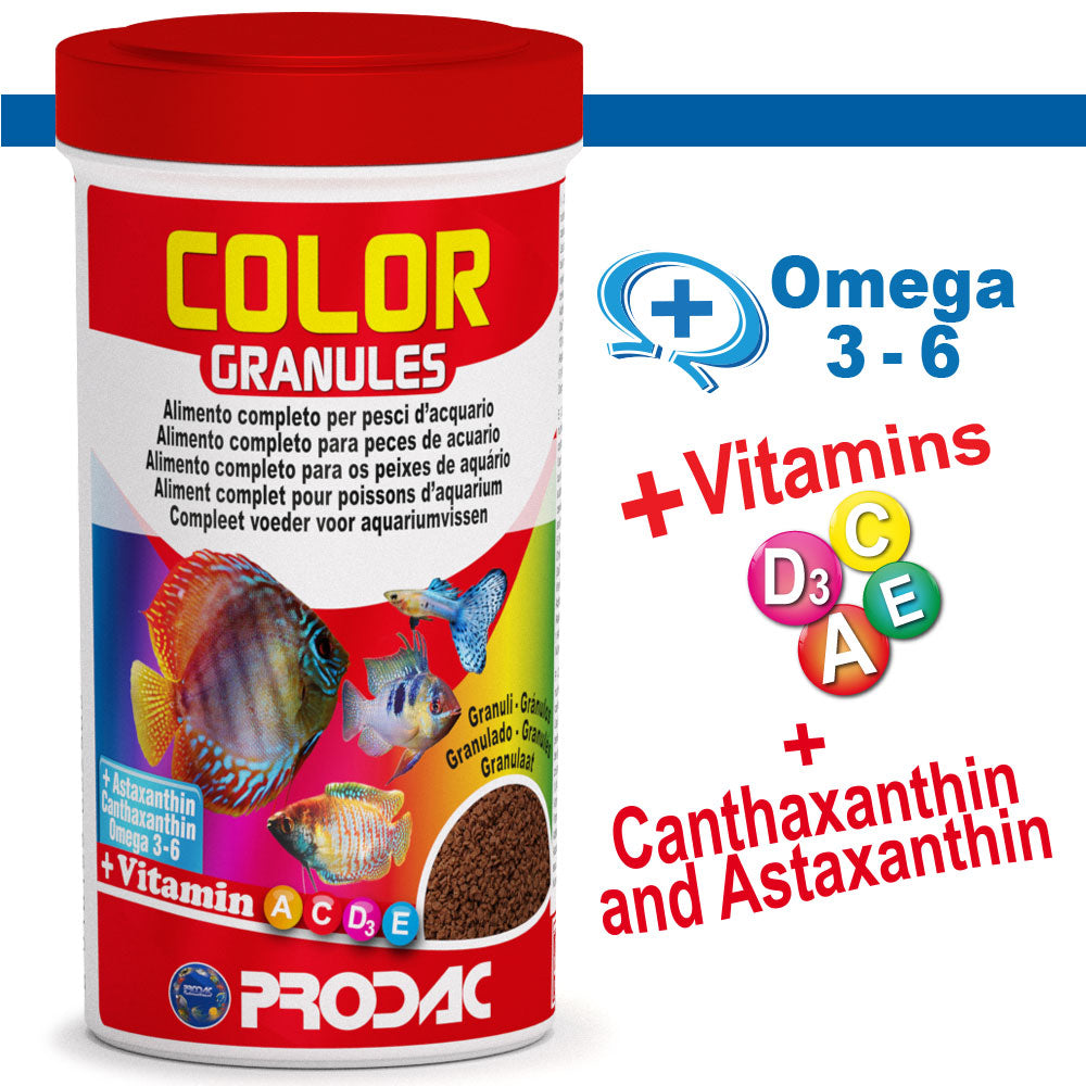 PRODAC Color Granules – Färgframhävande granulatfoder