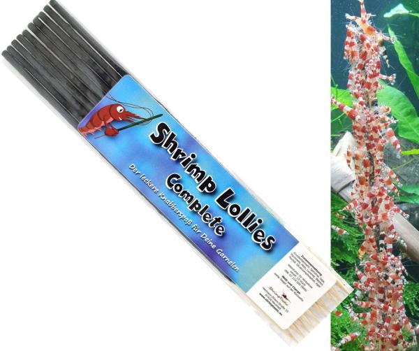 Shrimp Lollies Complete – Komplett helfoder för akvarieräkor (10 st)