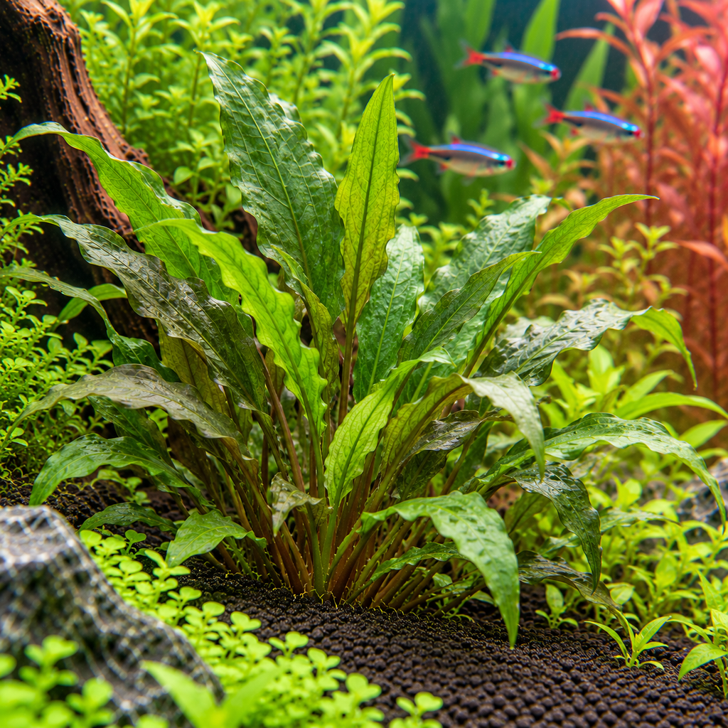 Cryptocoryne Species Green – grön akvarieväxt