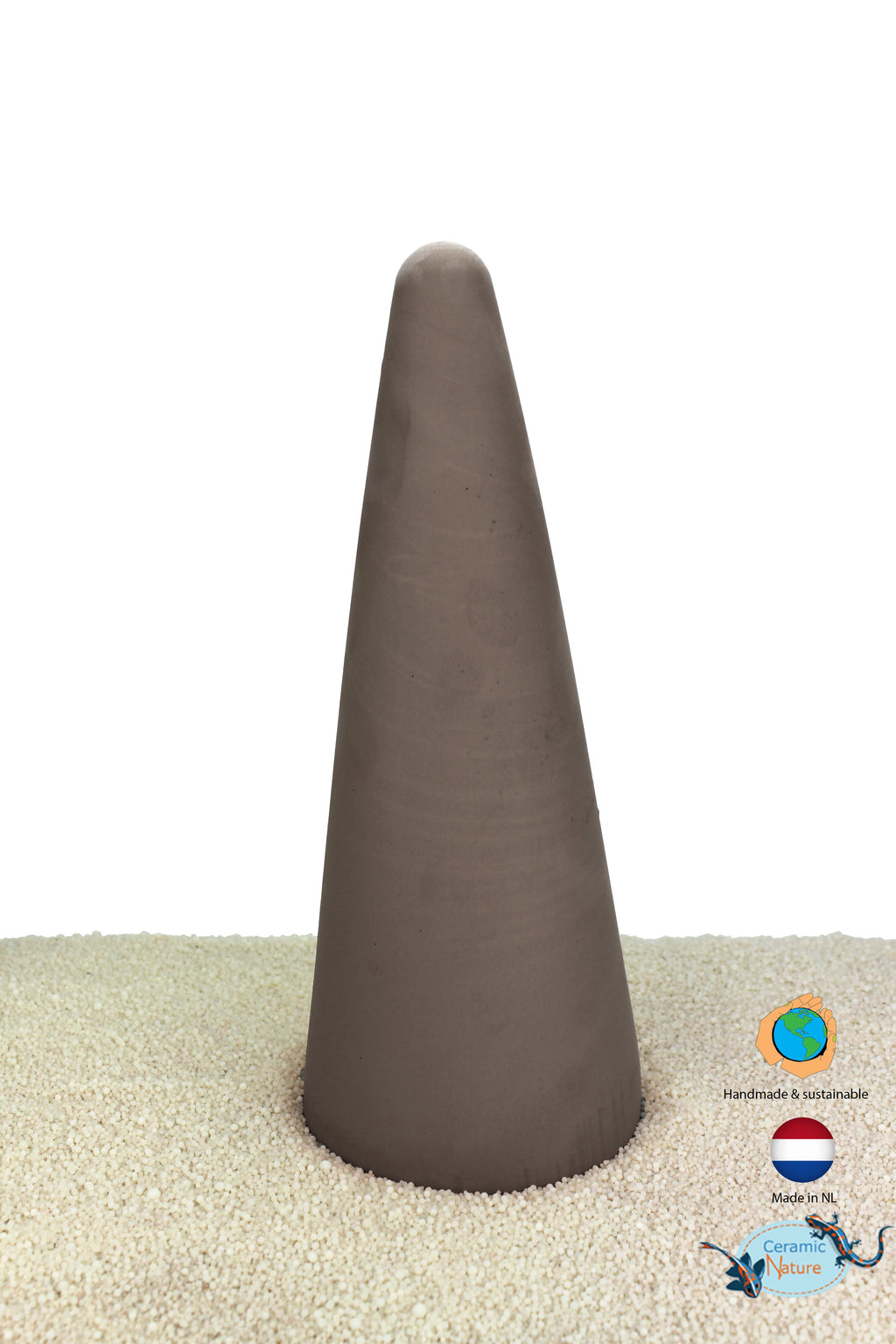 Discus Cone – Keramisk lekkon för diskus och scalarer (Brun eller Röd)
