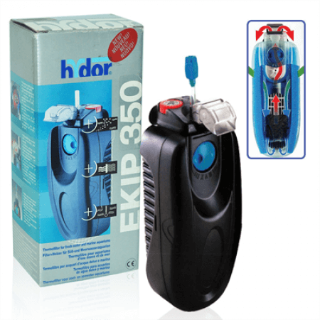 Hydor Thermofilter EKIP 350 – Innerfilter med värmare 480 L/H