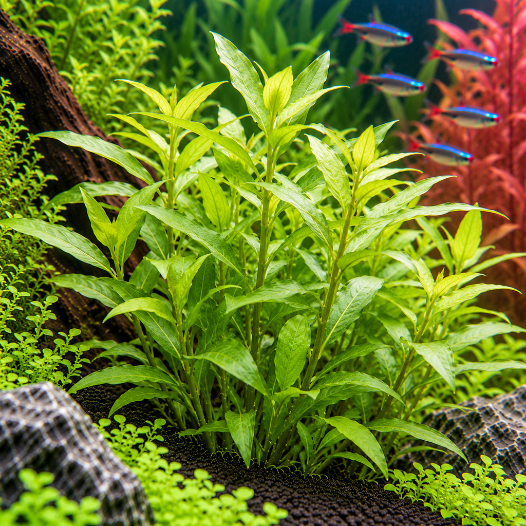 Hygrophila polysperma – snabbväxande akvarieväxt