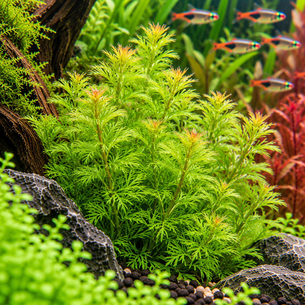 Limnophila sp. 'Vietnam Mini' – kompakt grön akvarieväxt