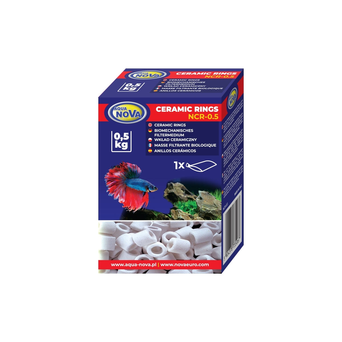 Aqua Nova Ceramic Rings – Keramiskt filtermedia