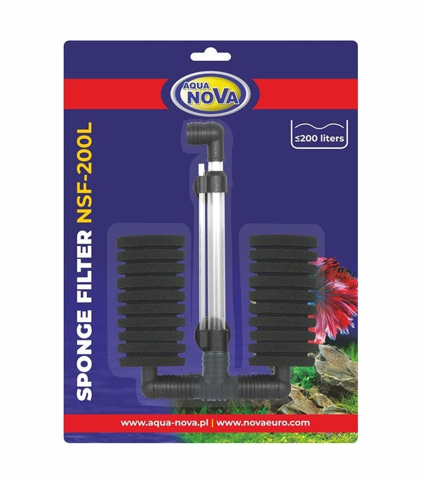 Aqua Nova NSF Svampfilter – Luftdrivet innerfilter