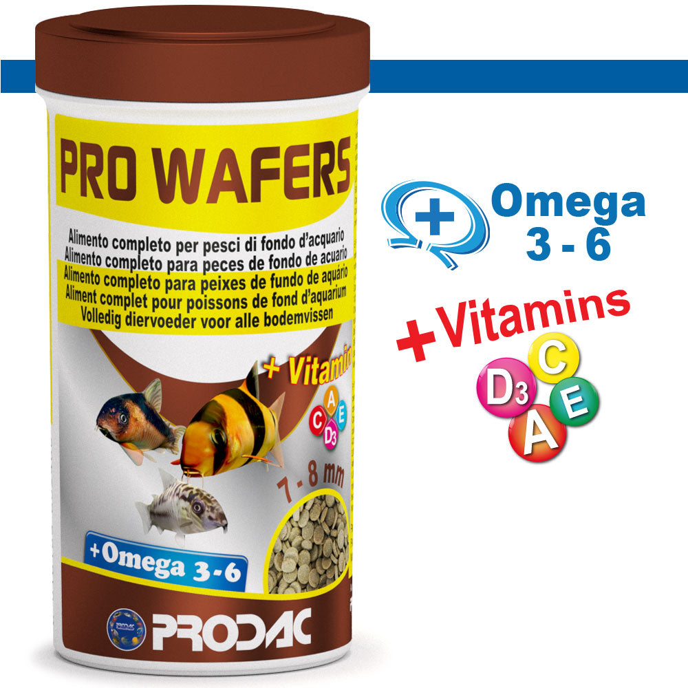 PRODAC Pro Wafers – Wafersfoder för bottenlevande fiskar