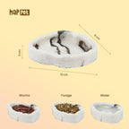 Terrarium Bowl Stone – Mat- & vattenskål för terrarium