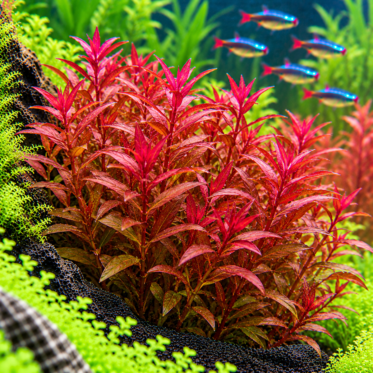 Rotala Blood Red – röd akvarieväxt