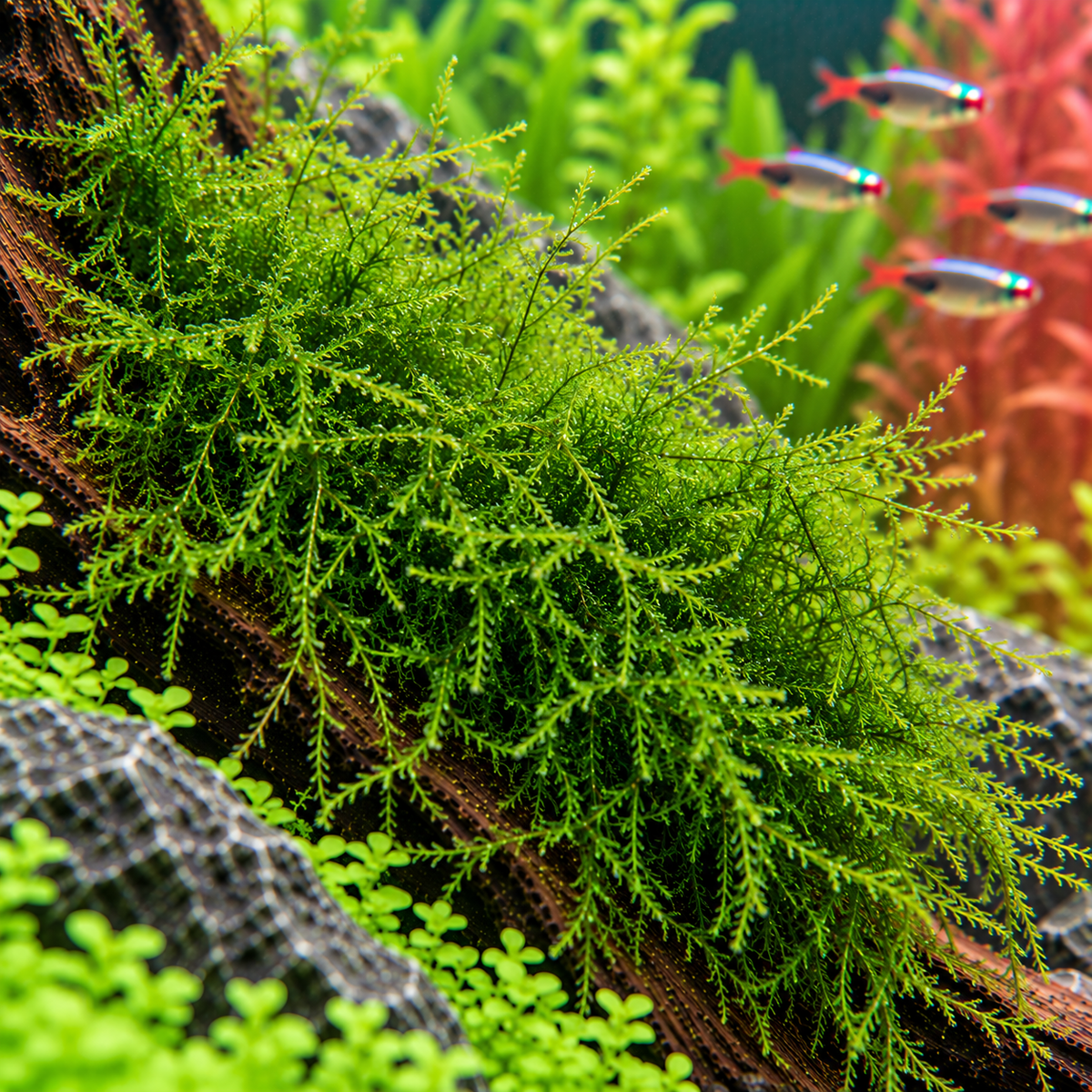 Stringy Moss – Leptodictyum riparium akvariemossa