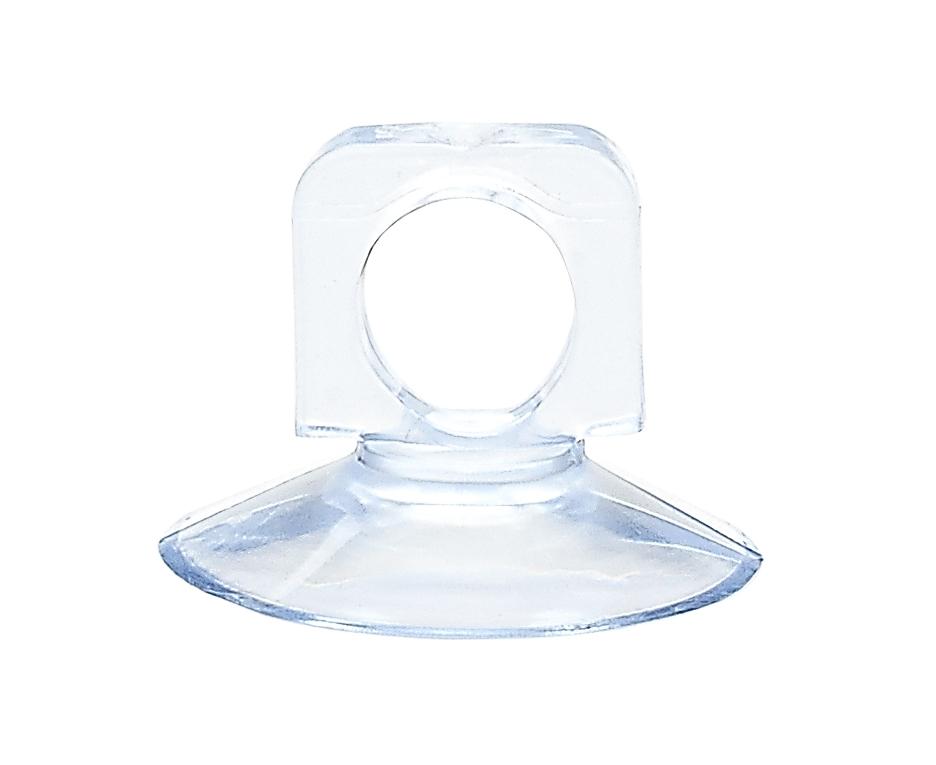 Sugkopp 2,5 cm i silikon – Transparent för akvarium