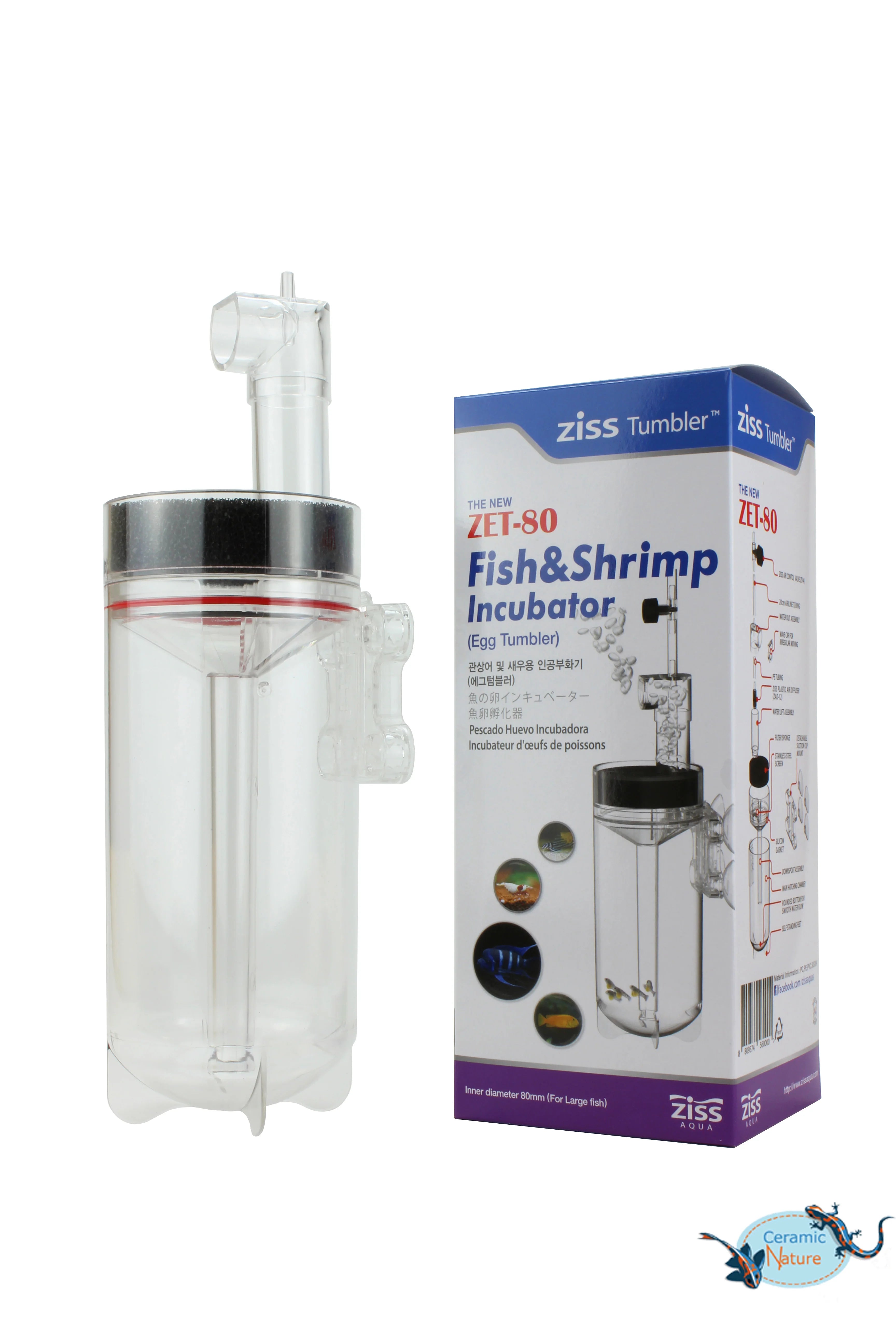 Ziss Aqua ZET-80 Egg Tumbler – Romkläckare 80 mm