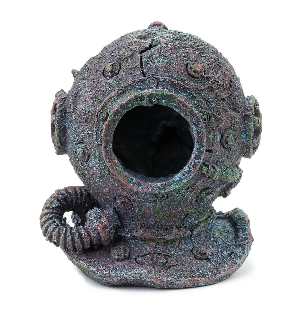 Antik Dykarhjälm 7 cm – Akvariedekoration i Polyester