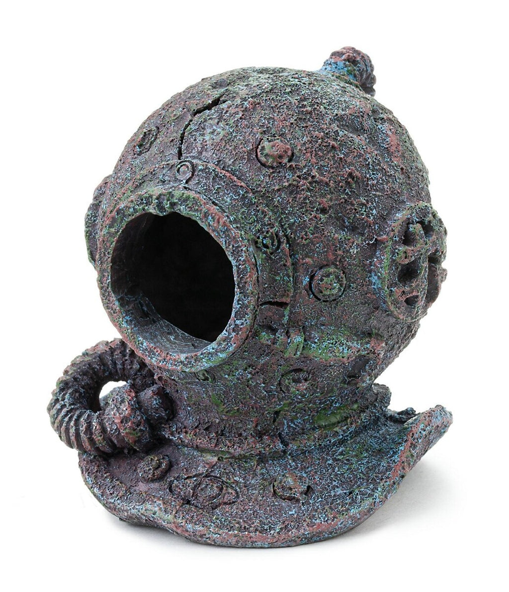 Antik Dykarhjälm 7 cm – Akvariedekoration i Polyester