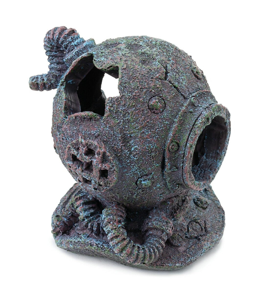Antik Dykarhjälm 7 cm – Akvariedekoration i Polyester