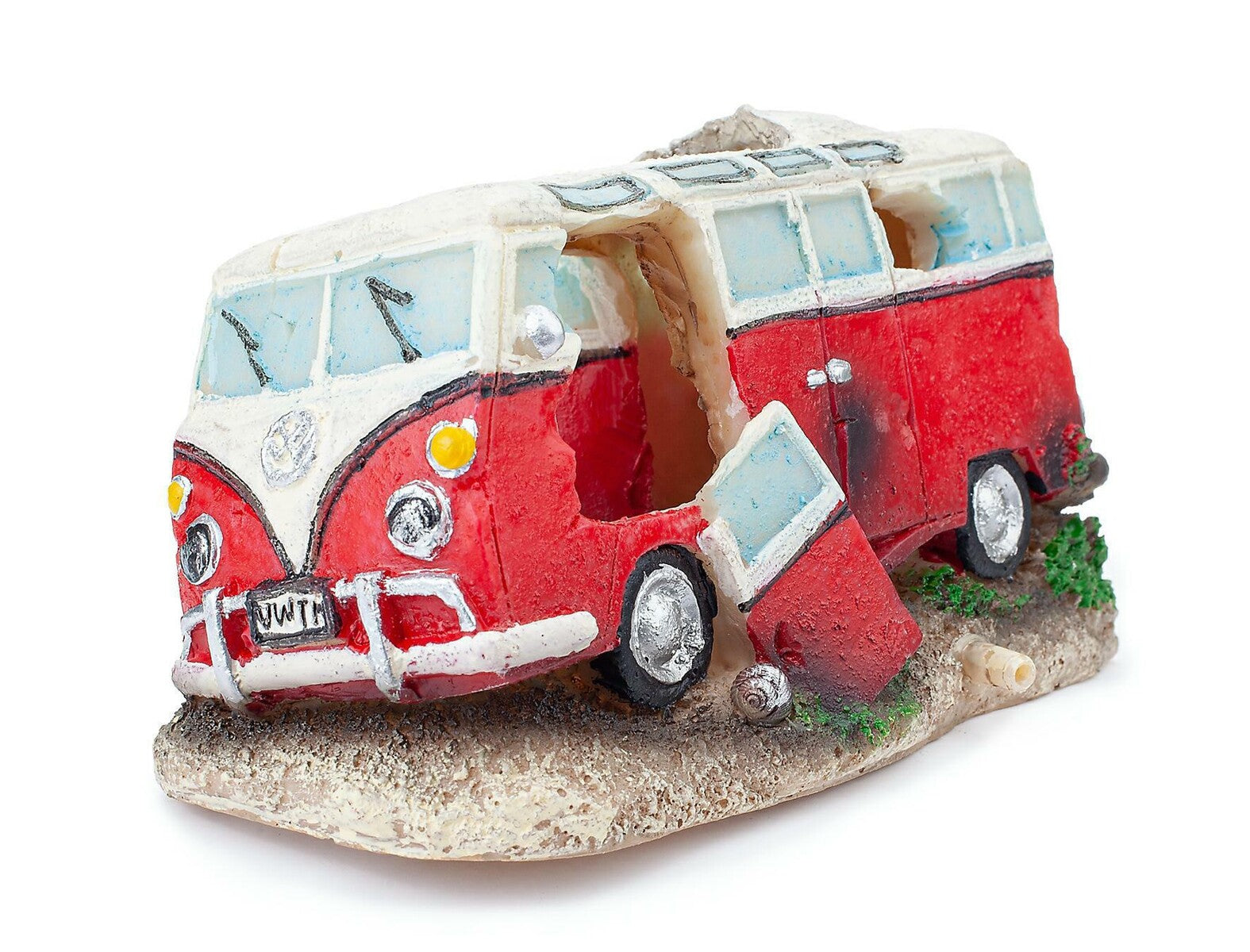 WW Buss – Akvariedekoration i Polyester 16,5 cm