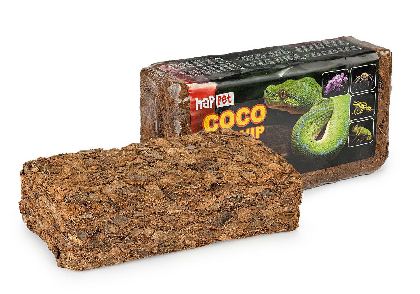 Kokoschips 500 g – Naturligt terrariesubstrat av kokosnötsskal