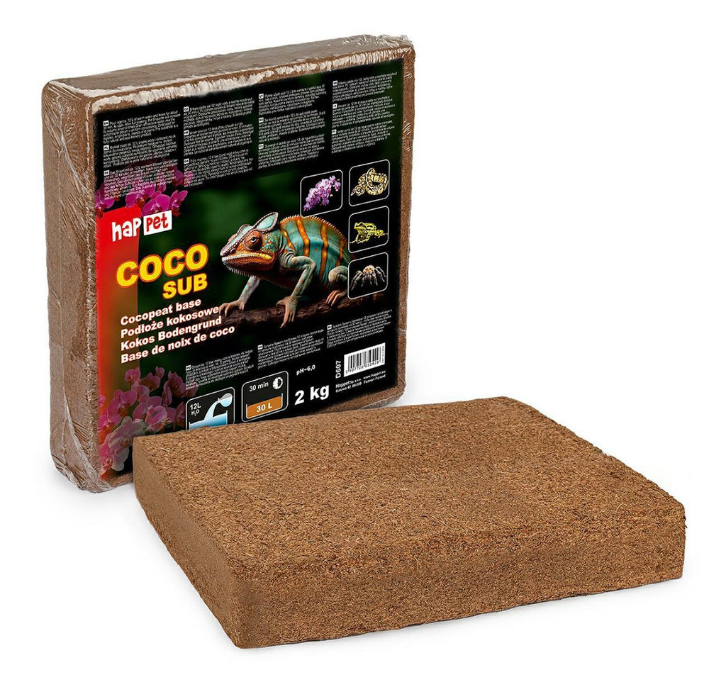 Kokossubstrat 2 kg – Naturligt kokosfiber för terrarium & växter