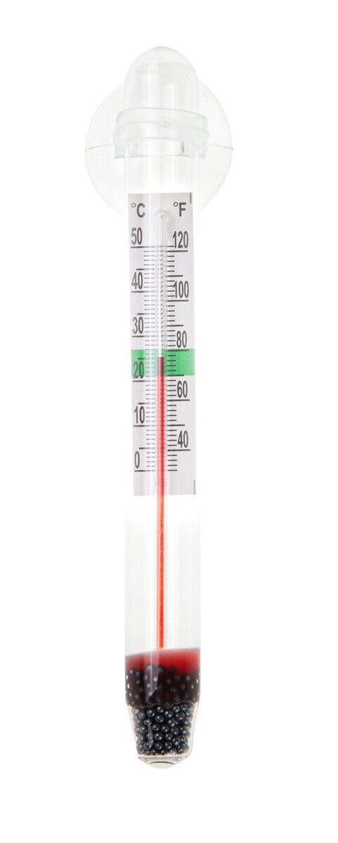 Glastermometer med Sugkopp 12-pack – Akvarietermometer för Exakt Temperaturmätning