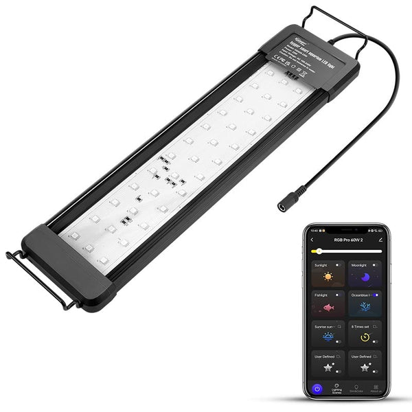 Hygger LED-belysning för akvarium