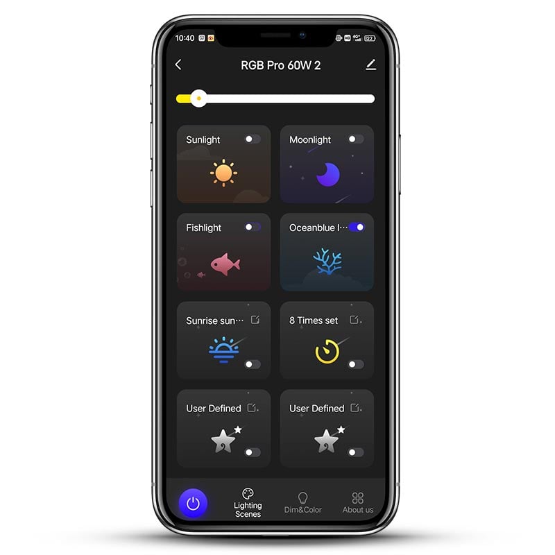 Hygger LED-belysning för akvarium