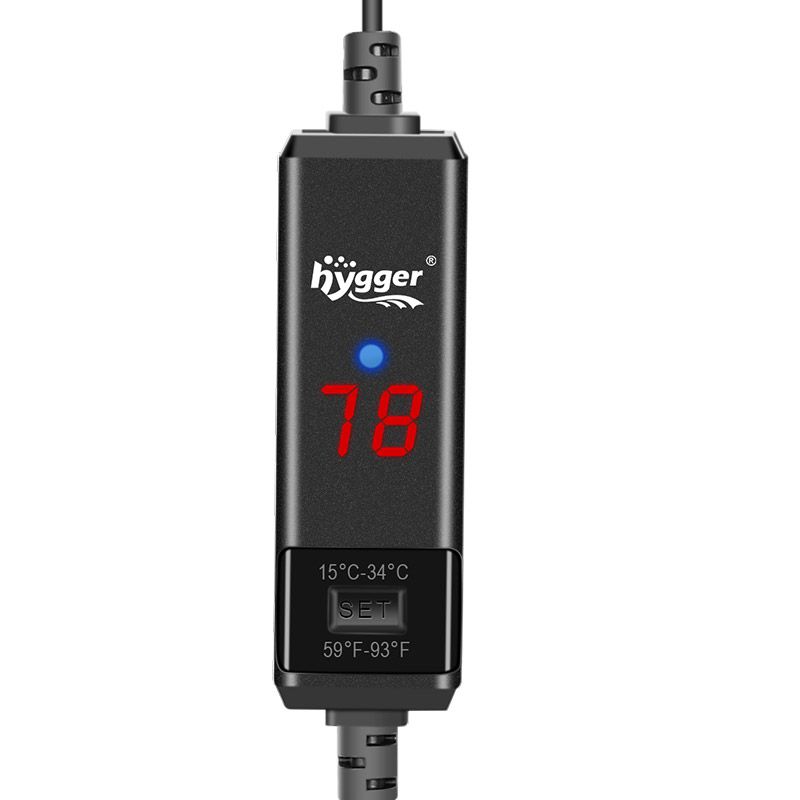 Hygger 031 Mini Akvarievärmare – Digital doppvärmare 50W & 100W