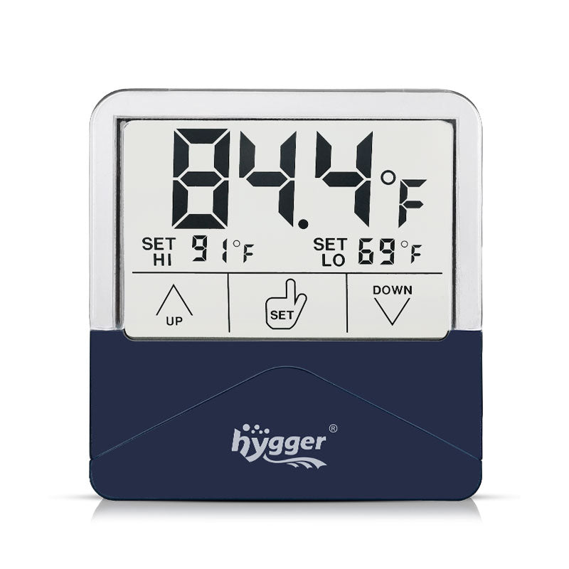 Digital Akvarietermometer HG073-S – Trådlös Temperaturmätare med Pekskärm
