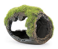 Mossig Tunna – Akvariedekoration i Polyester Resin 12,5 cm