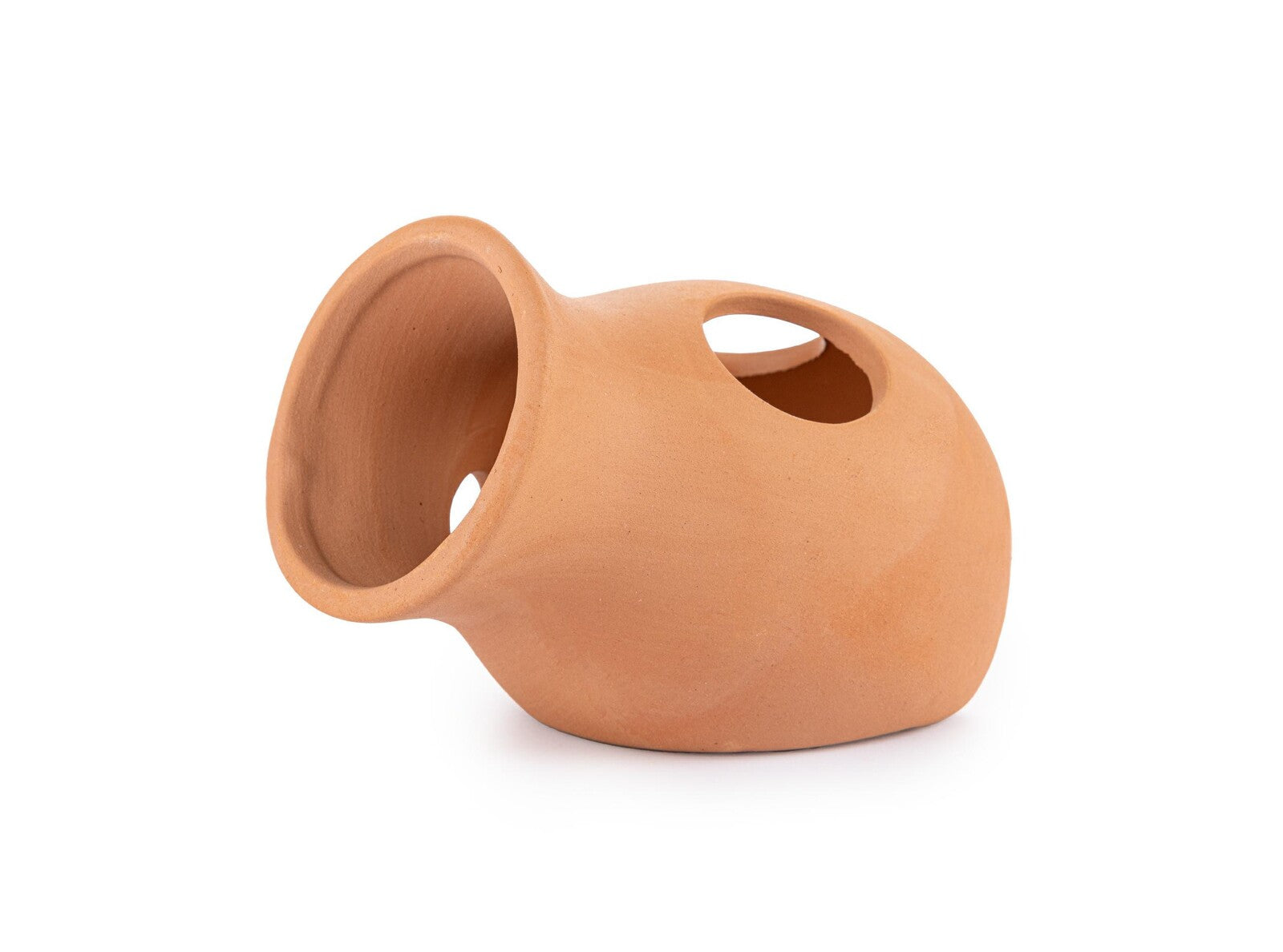 Keramikkanna Beige 10 cm – Gömställe för Akvarium och Terrarium